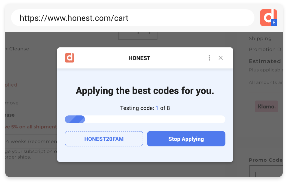 Auto applying coupon codes feature preview