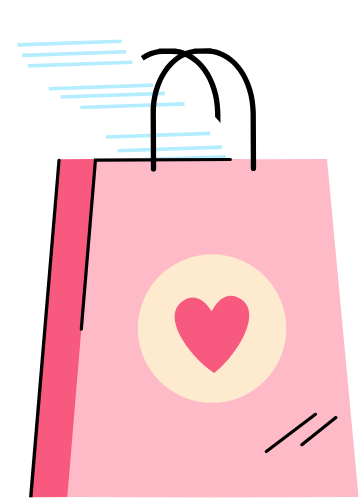 Shopping bag illustration