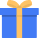 Blue Gift Box Icon