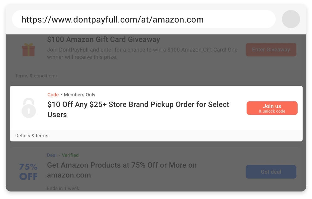 Members only offers illustration